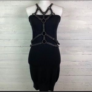 ALL SAINTS AYAME DRESS LEATHER STRAPS